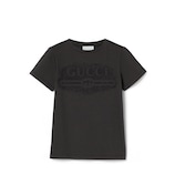 【新season】GUCCI  ロゴ プリント ジャージ T シャツ GUCCI プリント コットンジャージー Tシャツホワイト | GUCCI公式