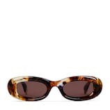 サングラス GUCCI SUN GLASS (819573J0765 2323) Oval frame sunglasses in brown | GUCCI® US