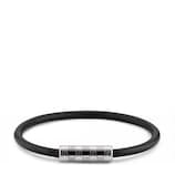 GUCCI ブラック レザーブレスレット GGパターン GG パターン ブレスレット ・ブラック レザー | GUCCI公式