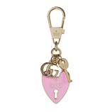 Portachiavi In Peluche A Forma Di Cuore Con Stampa Leopardata Guqqeuc, Ciondolo Morbido Per Chiavi Auto, Borsa O Accessori