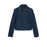 GUCCI - GUCCI グッチ SAMPLE/22AW GG Reversible Denim Jacket リバーシブル オーバーデニムジャケット 693151 シルバー インディゴ 40 GG reversible denim jacket in blue and beige and ebony