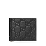 GUCCI　マネークリップ　マーモント　レザー 黒 ゴールドロゴ GUCCI マネークリップ マーモント レザー 黒 ゴールドロゴ GUCCI