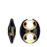 Gucci Marina Chain enamel earrings in yellow gold-toned