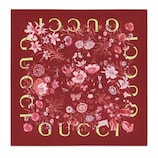 GUCCIシカ皮 Gucci Pearl Studded White Leather Web Lace-up New Ace