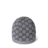 Baby GG wool hat in grey and dark grey | GUCCI® US
