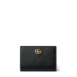 ダブルG 二つ折りウォレット ・ブラック＆レッド レザー | GUCCI公式