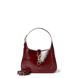 ブラックレザー ショルダーバッグ 編み込みデザイン グッチ〔グッチ ジャッキー 1961〕| GUCCI®