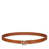 GUCCI ベルト 40インチ ブラウン ダブルG シャイニーバックル ワイド ベルトブラック レザー