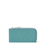 日本限定 ロゴ ジップカードケース イエロー インテリア ・ターコイズ