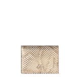 ダブルG パイソン スモールウォレット ・メタリックゴールド | GUCCI公式