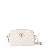 GGマーモント〕スモール カメラバッグ ・ホワイト レザー | GUCCI公式