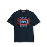 GUCCI ネイビー Tシャツ Lサイズ 796395_XJHDB_4027_004_100_0000