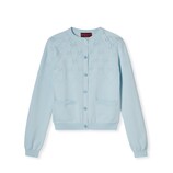 GGコットン カーディガン ・ペールブルー | GUCCI公式