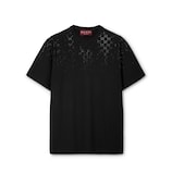 Cotton jersey T-shirt with crystals in black | GUCCI® US