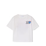 チルドレンズ〕プリント コットン Tシャツ ・ホワイト | GUCCI公式