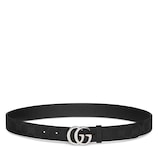 GGエンブレム〕レザーベルト ・ブラック GGキャンバス | GUCCI公式