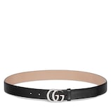 GUCCI GGベルト GGエンブレム〕ベルト ・ブラック レザー | GUCCI公式