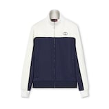 Technical jersey zip jacket in blue and white | GUCCI® US
