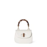 GUCCI ホワイト ボディバッグ Gucci Bamboo 1947 small bag in white leather | GUCCI® CA
