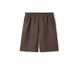 GGキャンバス リネン ブレンド ショートパンツ ・ブラウン | GUCCI公式