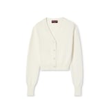 エンブロイダリー コットン カーディガン ・ホワイト | GUCCI公式