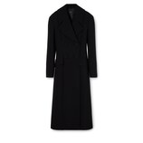 Double-breasted wool coat in black | GUCCI® US