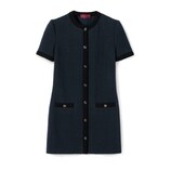 テクスチャード ウールツイード ドレス ・ブルー | GUCCI公式