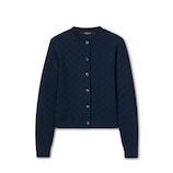 GGファインファブリック ジャカード カーディガン ・ネイビー | GUCCI公式