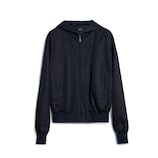 GG cotton canvas zip jacket in dark blue | GUCCI® US