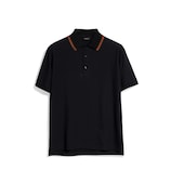 コットンジャージーピケ ポロシャツ ・ブラック | GUCCI公式