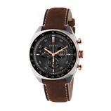 Gucci Interlocking watch, 41mm in brown leather | GUCCI® INT