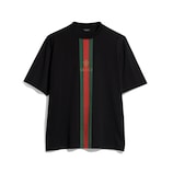 Cotton jersey T-shirt with print in black | GUCCI® US