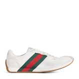 Men's Gucci Tempo sneaker in white mesh and suede | GUCCI® US