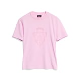 Cotton jersey T-shirt with print in light pink | GUCCI® US