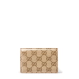 Gucci x 安藤七宝店 日本限定 カードケース ・サンド＆ブラウン GG