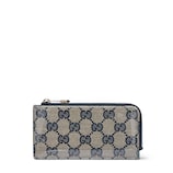 Gucci x 安藤七宝店 日本限定 カードケース ・ベージュ＆ブルー GG