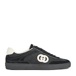 Men's G75 sneaker in black suede | GUCCI® US