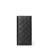 GGエンブレム〕ロングウォレット ・ブラック GGレザー | GUCCI公式