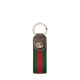 GUCCI グッチ　キーホルダー　ウェブストライプ　キーチェーン　シェリーライン オフィディア〕キーチェーン ・グリーン/レッド/グリーン ウェブ