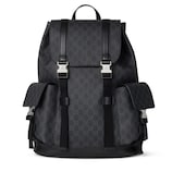 GG Black large backpack in black GG Supreme | GUCCI® US