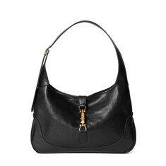 GUCCI グッチ★レザージャッキー ワンショルダー ハンドバッグ 本物グッチGUCCI本革レザーベロアジャッキーハンドバッグワン