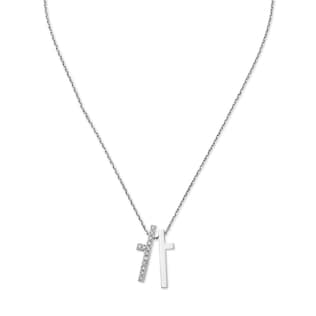 gucci split cross necklace