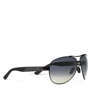 occhiali da sole Wayfarer con striscia bianca sulla parte superiore