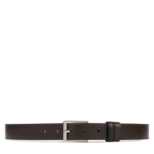 Reversible leather belt