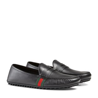 gucci mens driver with web
