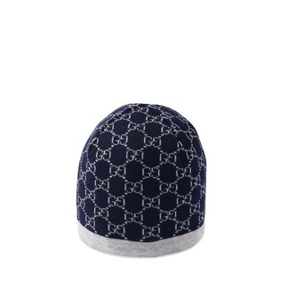 Children's GG pattern wool hat
