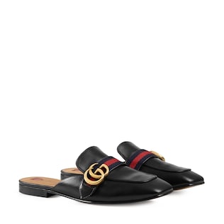 Leather slipper