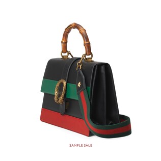 Dionysus leather top handle bag