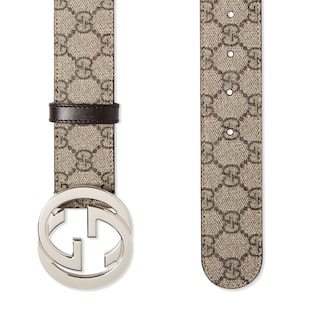 GG belt with Interlocking G buckle