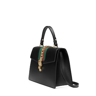 Top Handles Boston Bags Gucci Sylvie Medium Top Handle Bag